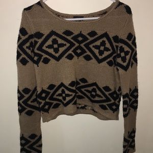 Rue 21 cropped knit sweater